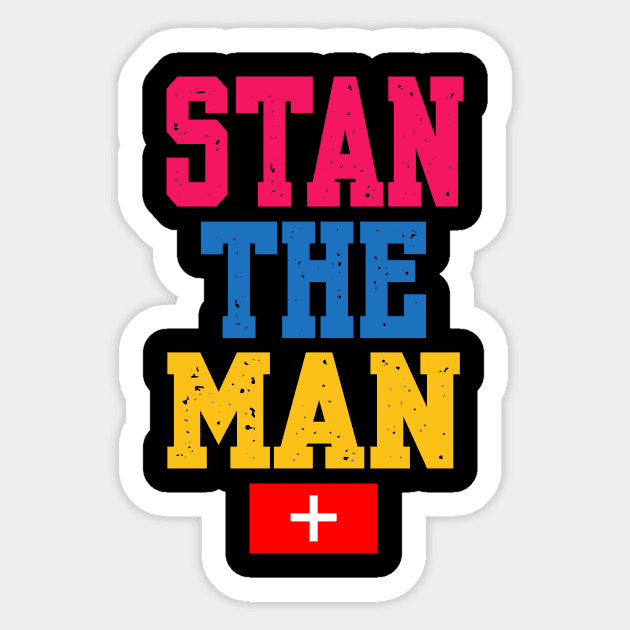 STAN THE MAN Sticker by King Chris